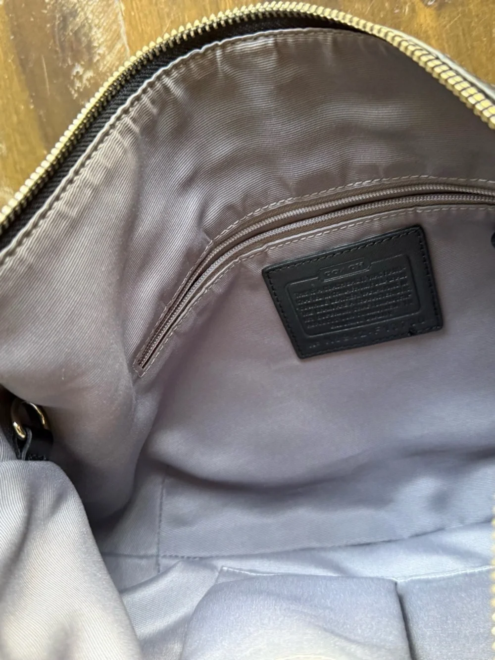 Coach Legacy Vintage Black Leather Hobo Black